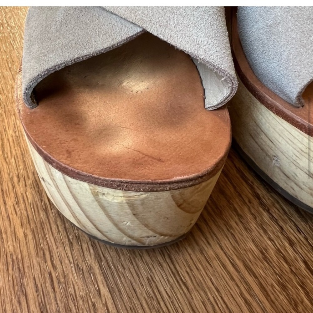 FREE PEOPLE • KORA Platform Clog Beige Tan - Picture 7 of 16